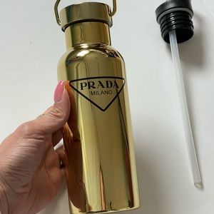 Prada Milano Polished Stainless Steel Water Bottle Jug 500 ml